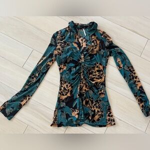 Floral Mesh Long Sleeve Women's Top from Free People